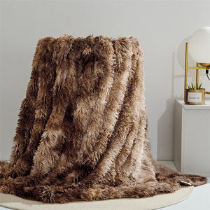 Faux Fur Blanket  Fuzzy Shaggy Blanket – sweaterpicks